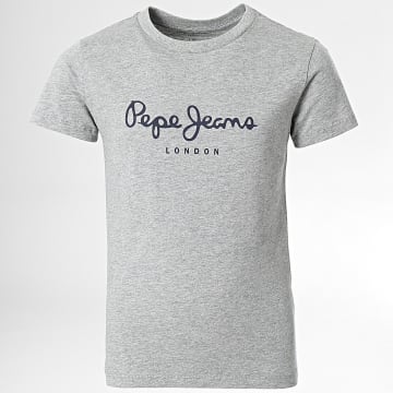  Pepe Jeans - Tee Shirt Enfant Art Gris Chiné