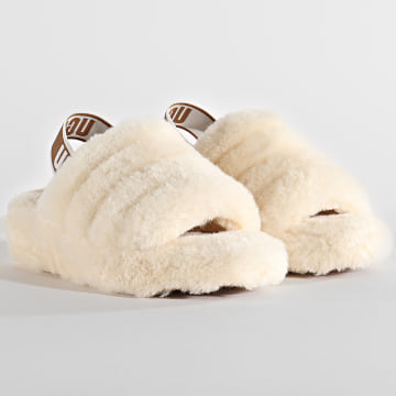 UGG Claquettes Femme Fluff Yeah 1095119 Natural