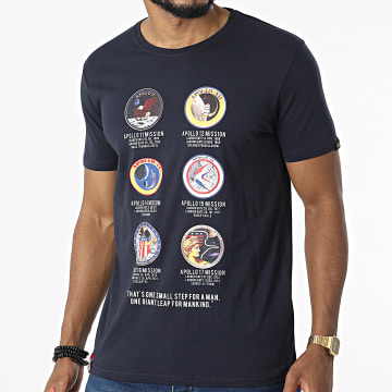  Alpha Industries - Tee Shirt Apollo Mission 106521 Noir