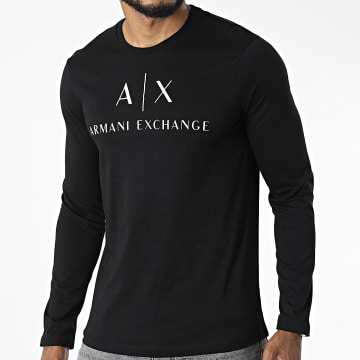  Armani Exchange - Tee Shirt Manches Longues 8NZTCH-Z8H4Z Noir