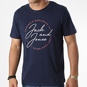  Jack And Jones - Tee Shirt Jerrys Bleu Marine