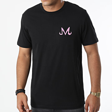 Dragon Ball Z - Camiseta pecho Majin Negro Rosa