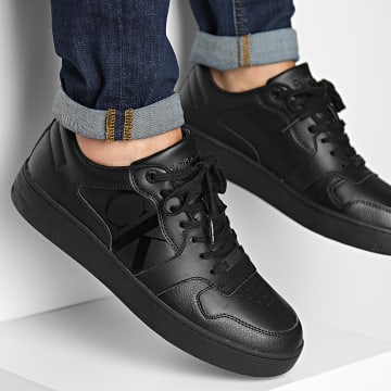  Calvin Klein - Baskets Cupsole Lace Up Low Poly 0428 Black