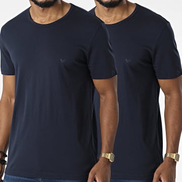  Emporio Armani - Lot De 2 Tee Shirts 111647-CC722 Bleu Marine