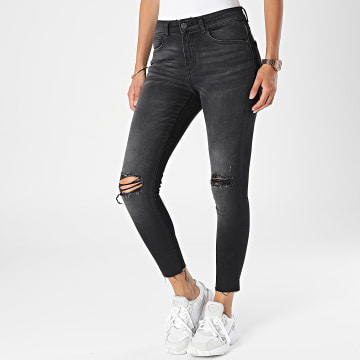  Noisy May - Jean Skinny Femme Lucy Gris