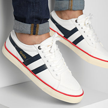 Classic Series - Sneakers Comet CMA516 Off White Navy Red