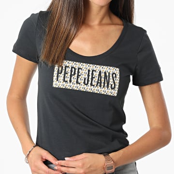  Pepe Jeans - Tee Shirt Femme Susan PL505339 Noir