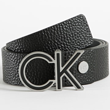  Calvin Klein - Ceinture CK Metal Inlay Adjustable 9752 Noir