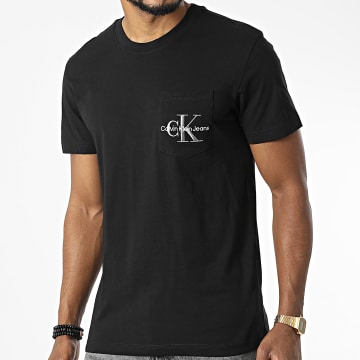  Calvin Klein - Tee Shirt Poche 0856 Noir