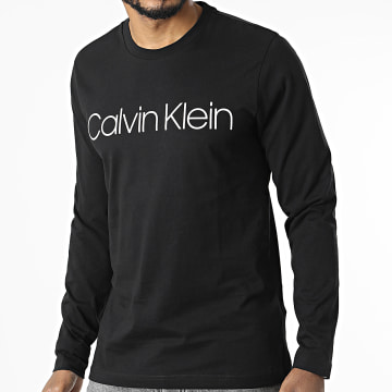  Calvin Klein - Tee Shirt Manches Longues 4690 Noir