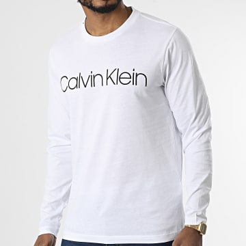  Calvin Klein - Tee Shirt Manches Longues 4690 Blanc