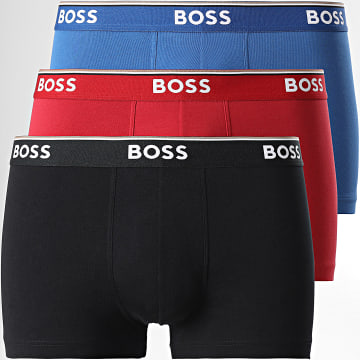  BOSS - Lot De 3 Boxers 50475274 Bleu Rouge Noir