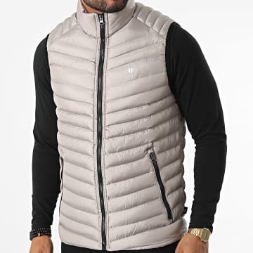 Armita - Doudoune Capuche Sans Manches 150 Gris