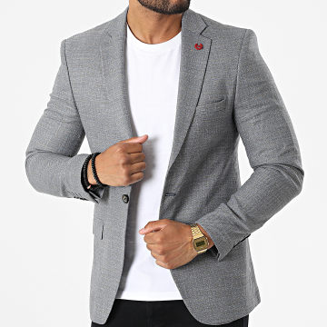  Armita - Veste Blazer CK-052 Bleu Marine Chiné