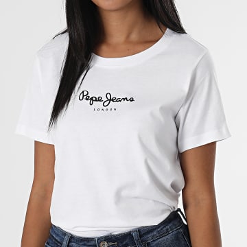  Pepe Jeans - Tee Shirt Femme Camila Blanc