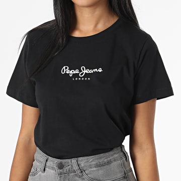  Pepe Jeans - Tee Shirt Femme Camila Noir