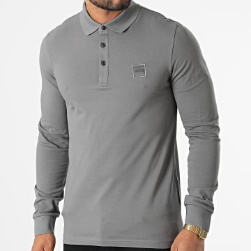  BOSS - Polo Manches Longues Passerby 50472681 Gris