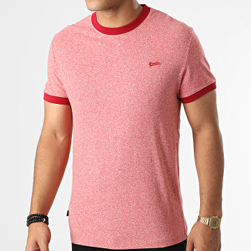  Superdry - Tee Shirt M1011183A Rouge Chiné
