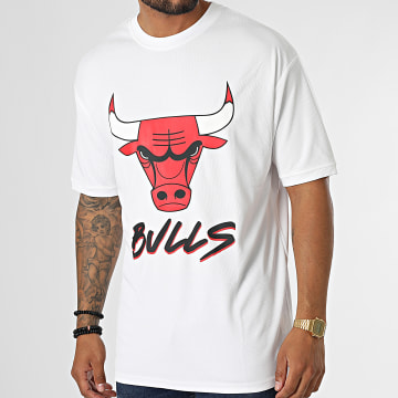  New Era - Tee Shirt Chicago Bulls Script Mesh 60284736 Blanc