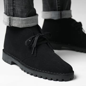  Clarks Originals - Chaussures Desert Rock Black Suede