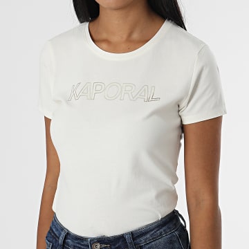  Kaporal - Tee Shirt Femme Faro Blanc