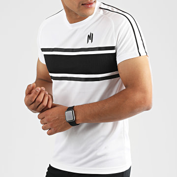  NI by Ninho - Tee Shirt 017 Blanc Noir