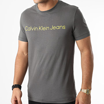  Calvin Klein - Tee Shirt 2344 Gris Anthracite