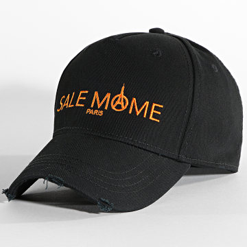  Sale Môme Paris - Casquette Logo Noir Orange