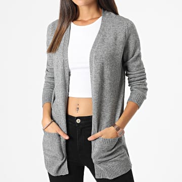  Only - Gilet Femme Lesly Gris Chiné