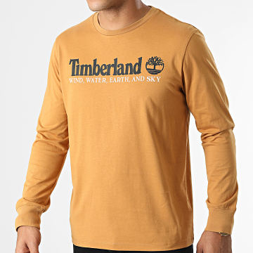  Timberland - Tee Shirt Manches Longues New Core A5VM1 Camel