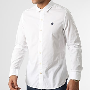  Timberland - Chemise Manches Longues E-R Pop Solid A2BQE Blanc