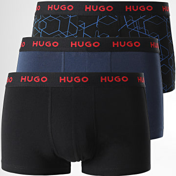  HUGO - Lot De 3 Boxers 50480170 Noir Bleu Marine
