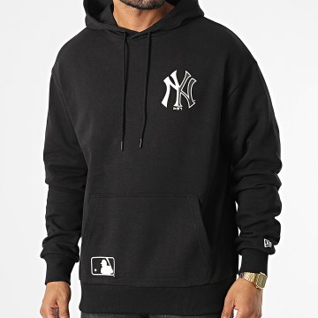  New Era - Sweat Capuche Oversize Large Half Logo New York Yankees 60284625 Noir