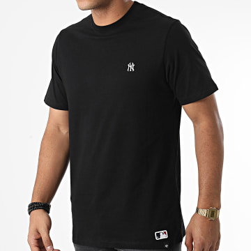  '47 Brand - Tee Shirt New York Yankees Base Runner Embroidery Echo Noir