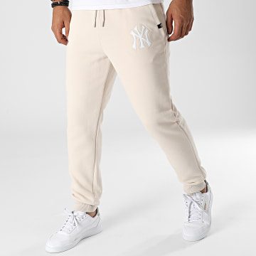  '47 Brand - Pantalon Jogging New York Yankees Embroidery Burnside Beige