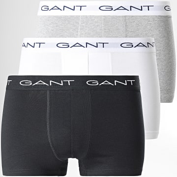  Gant - Lot De 3 Boxers 90003003 Noir Blanc Gris Chiné