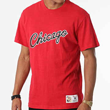  Mitchell and Ness - Tee Shirt Chicago Bulls TCRW1221 Rouge