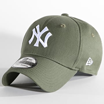 New Era - Gorra ajustada 39Thirty League Essential New York Yankees Caqui Verde