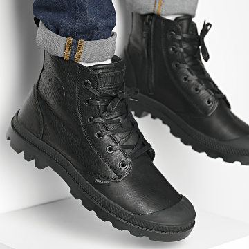  Palladium - Boots Pampa Zip Leather 76888 Black