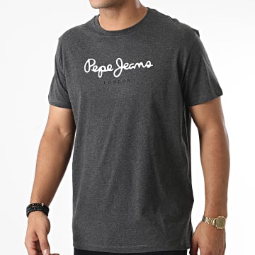  Pepe Jeans - Tee Shirt Eggo PM508208 Gris Anthracite Chiné