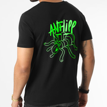 Anthill - Maglietta Formica Nero Verde Fluorescente