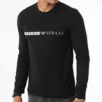  EA7 Emporio Armani - Tee Shirt Manches Longues 111984-2F525 Noir