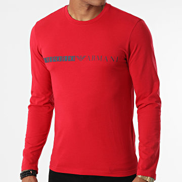  EA7 Emporio Armani - Tee Shirt Manches Longues 111984-2F525 Rouge
