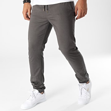  Indicode Jeans - Jogger Pant Fields Gris Anthracite