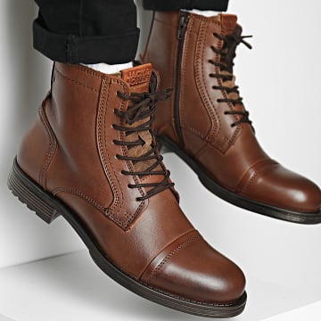  Jack And Jones - Boots Russell Leather 12156000 Cognac