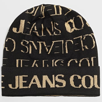  Versace Jeans Couture - Bonnet Medium 73YAKZ46 Noir Doré