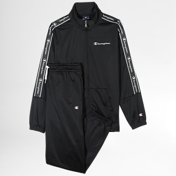  Champion - Ensemble de Survetement Enfant A Bandes 306193 Noir