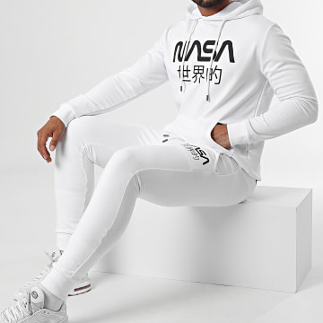  NASA - Ensemble De Survetement Japan Logo Blanc Noir