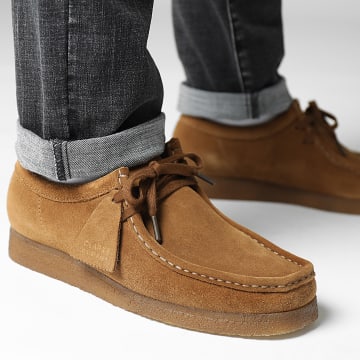  Clarks - Chaussures Wallabee Cola