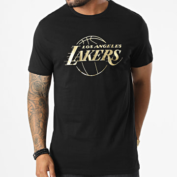  New Era - Tee Shirt Los Angeles Lakers 60284695 Noir Doré
